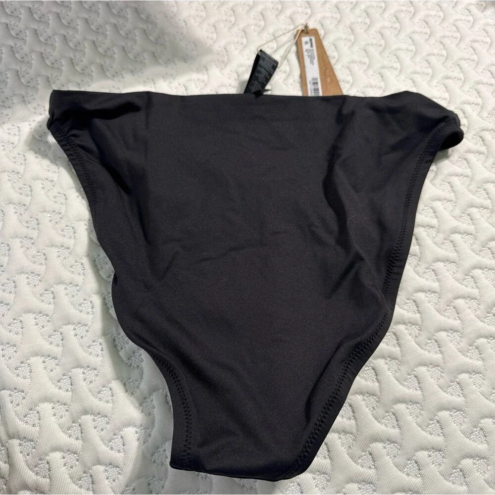 SWIM HIGH LEG BIKINI BOTTOM Onyx